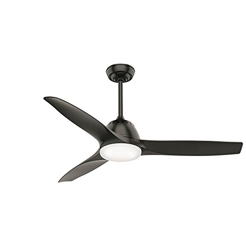 Casablanca 59285 Wisp 52" Ceiling Fan with Light with Handheld Remote  Large  Noble Bronze - B06X19G8G1